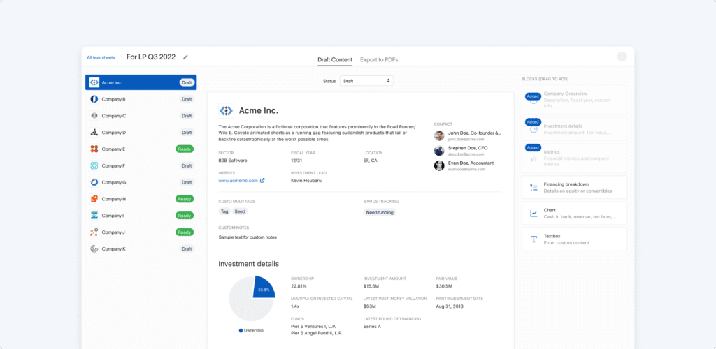 Home | Standard Metrics